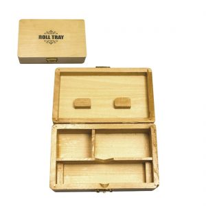 roll tray wooden box