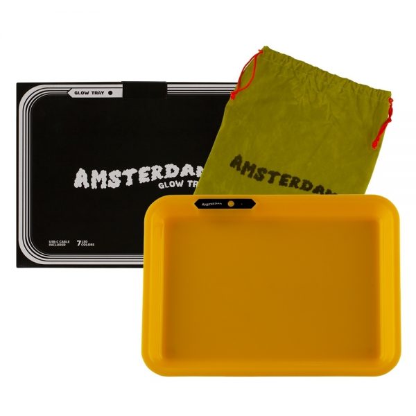 podnos amsterdam acrylic led yellow 28x21 sm 2