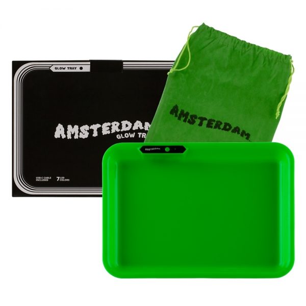 podnos amsterdam acrylic led green 28 x 21 sm 2