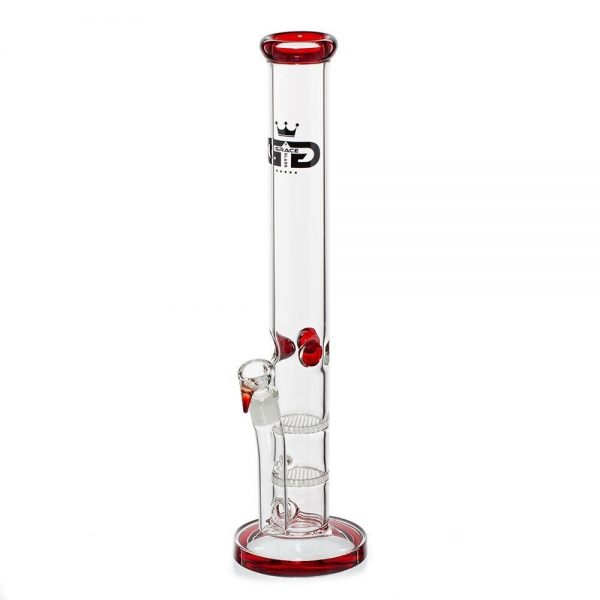 bong grace glass straight red
