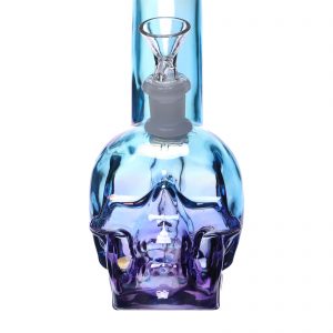 bong skull blue