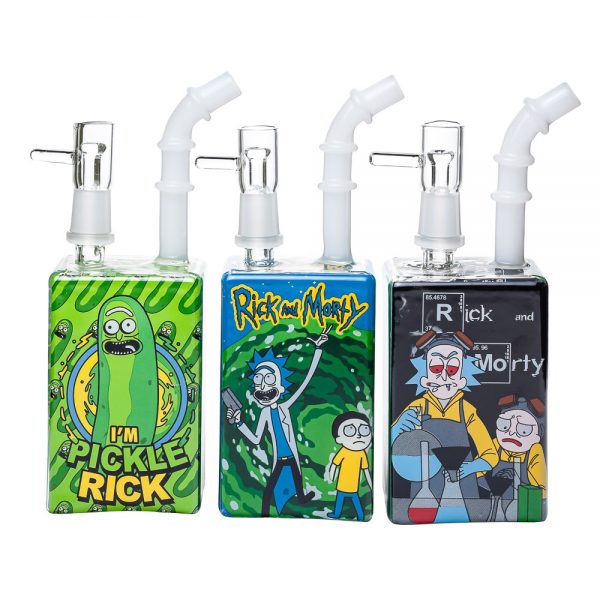 bong rick morty cube mix color 2